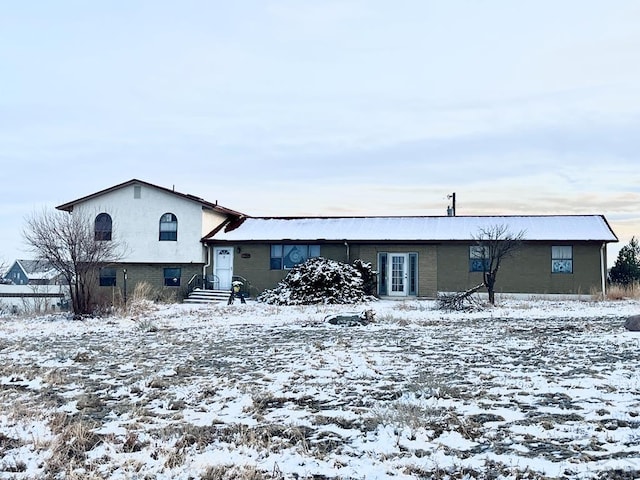 view of front of home