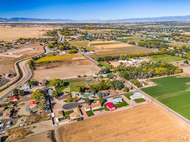 1510 24 1/4 Ln, Pueblo, CO 81006 - aerial overview of property's location featuring a mountain backdrop