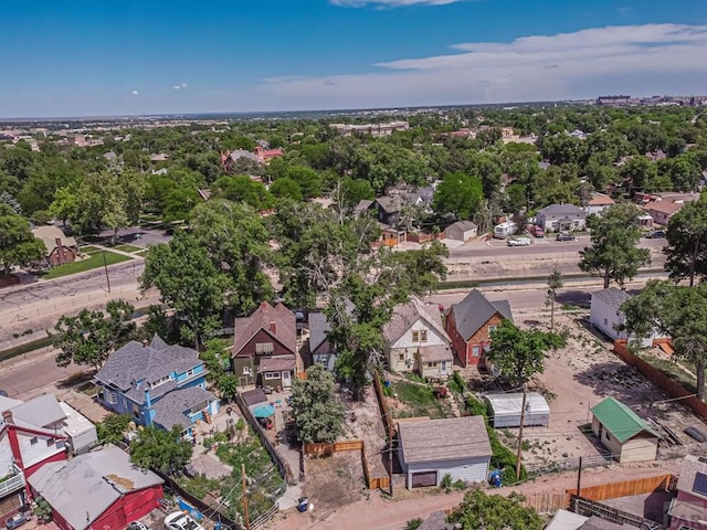 bird's eye view featuring a residential view