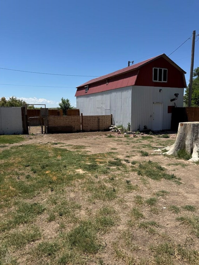 209 Beymer, Cheraw, CO 81030 - view of yard with an outbuilding