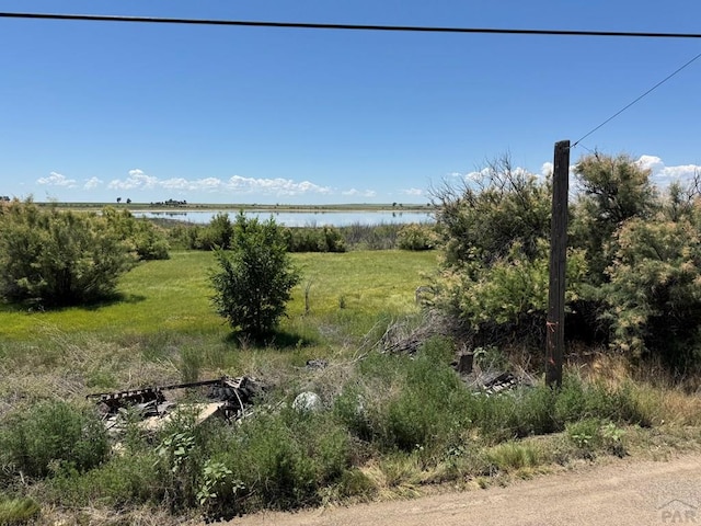 209 Beymer, Cheraw, CO 81030 - view of yard featuring a water view