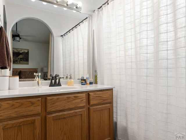 full bathroom with vanity