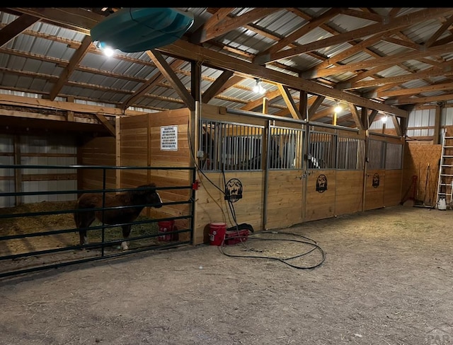 view of stable