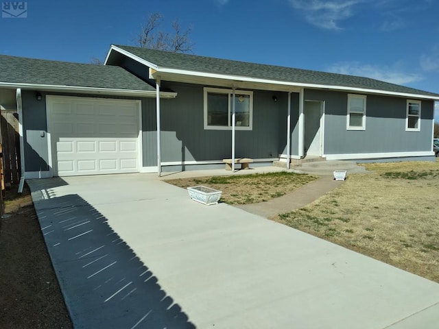 1708 W 8th St, Las Animas, CO 81054 - ranch-style house with an attached garage and driveway