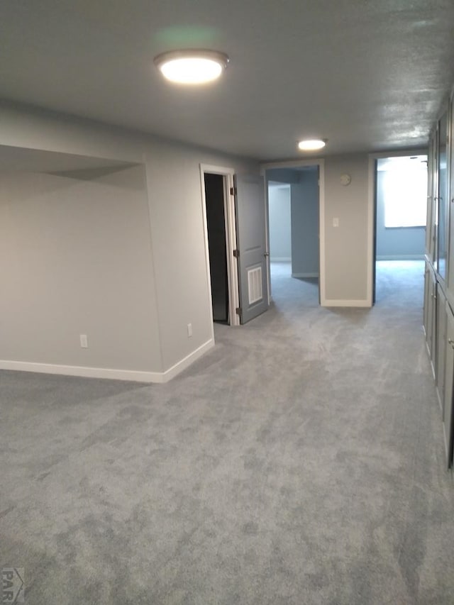 1708 W 8th St, Las Animas, CO 81054 - finished below grade area with baseboards and carpet
