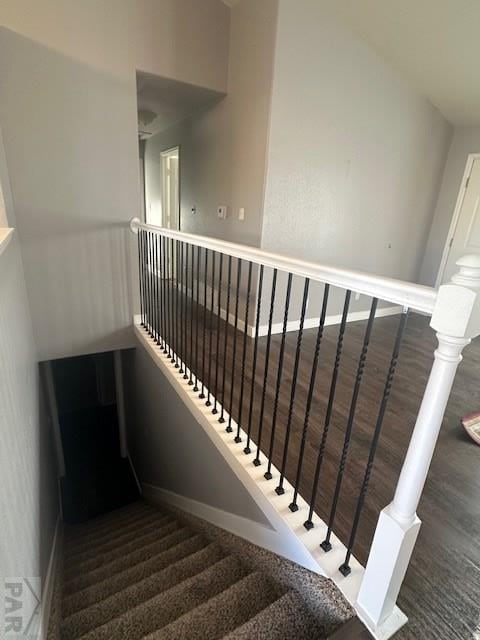 662 S Bayfield Ave, Pueblo West, CO 81007 - stairway featuring baseboards