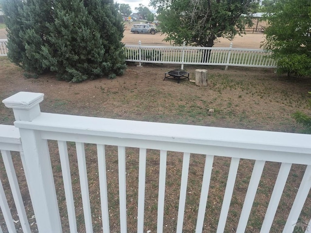 1106 10th St, Las Animas, CO 81054 - view of yard with a balcony