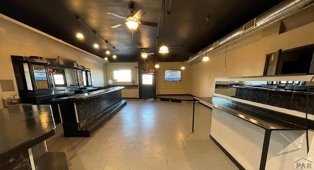 901 E C St, Pueblo, CO 81003 - interior space featuring a ceiling fan