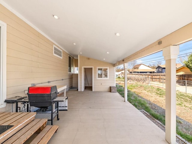 3933 Elk Ln, Pueblo, CO 81005 - view of patio / terrace featuring fence
