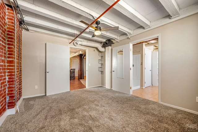 201 Lamkin Unit 205, Pueblo, CO 81003 - spare room featuring carpet and ceiling fan