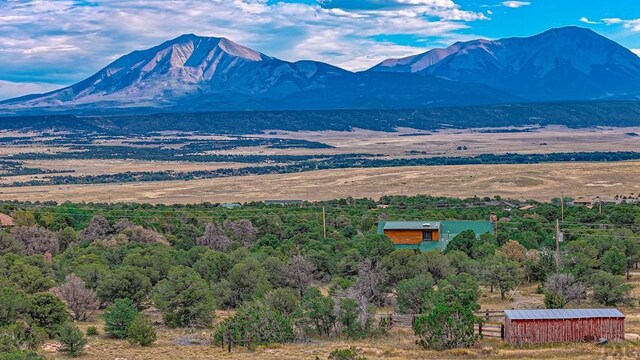 view of mountain feature