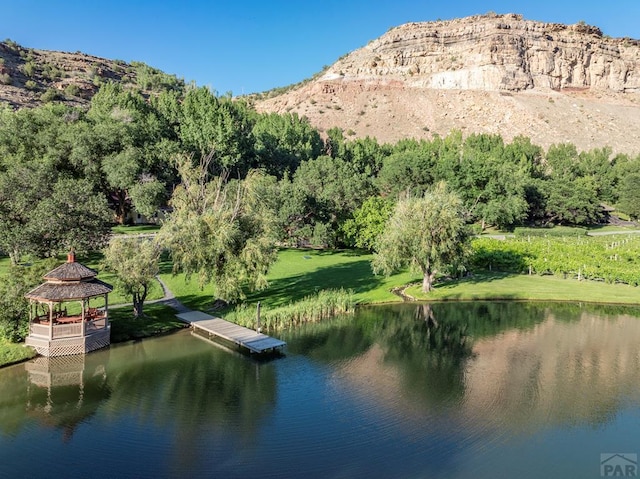 24074 Fruitland Mesa Rd, Crawford, CO 81415 - view of mountain background with a large body of water