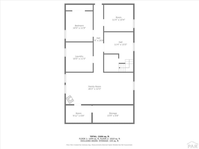 2619 7th Ave, Pueblo, CO 81003 - floor plan / room layout