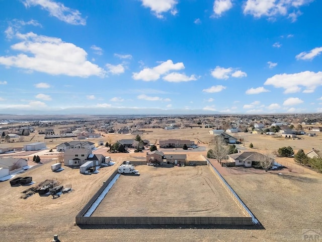 birds eye view of property featuring a residential view