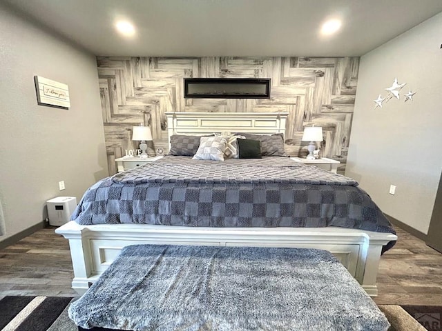 74 James Ave, Westcliffe, CO 81252 - bedroom featuring baseboards and wood finished floors