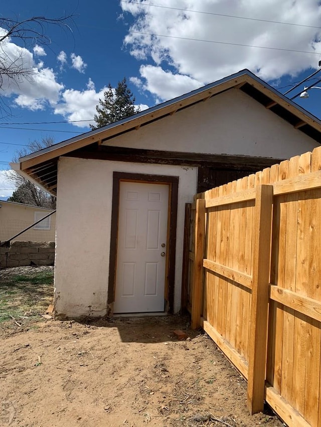 309 Walsen Ave, Walsenburg, CO 81089 - exterior space featuring fence and an outbuilding
