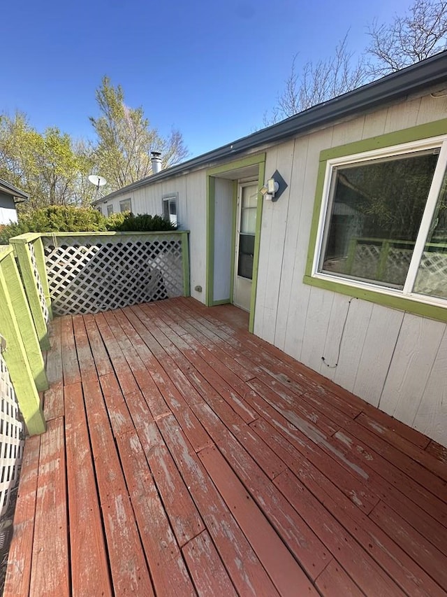 view of deck