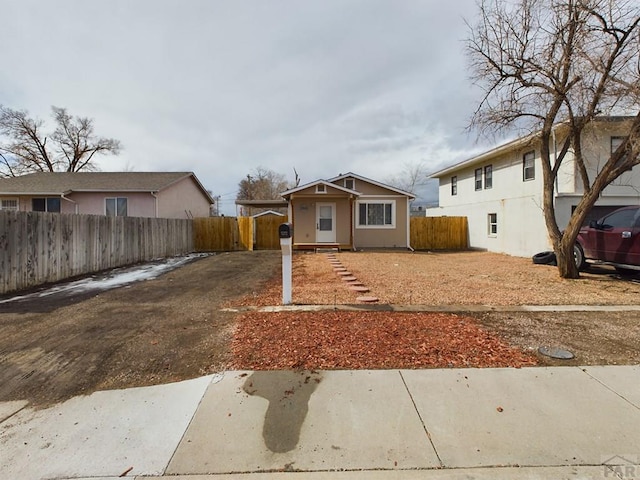 exterior space with fence