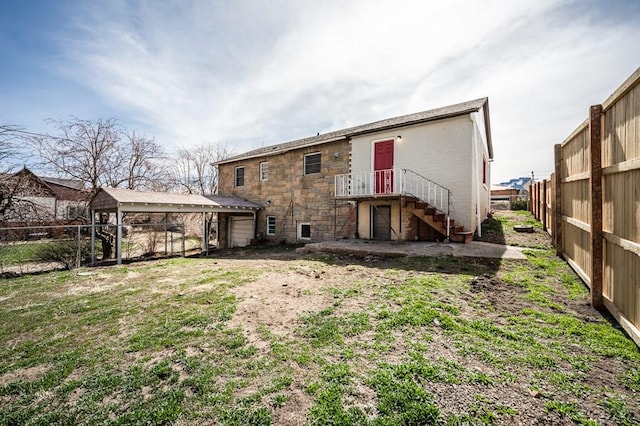 501 E Main St, Trinidad, CO 81082 - rear view of property featuring a fenced backyard