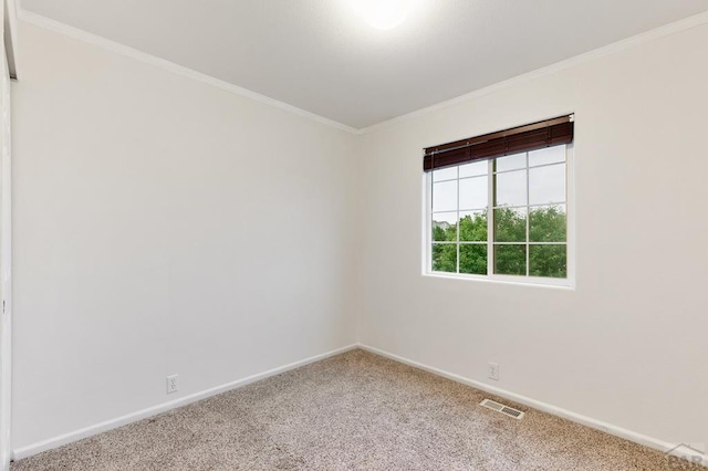 8718 Silver Glen Dr, Fountain, CO 80817 - carpeted empty room with crown molding