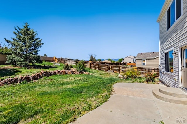8718 Silver Glen Dr, Fountain, CO 80817 - fenced backyard with a patio