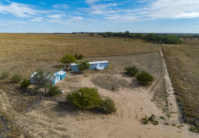 4502 County Lane 7, Olney Springs, CO 81062 - birds eye view of property featuring a rural view