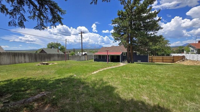 316 N Hooper Ave, Walsenburg, CO 81089 - view of fenced backyard