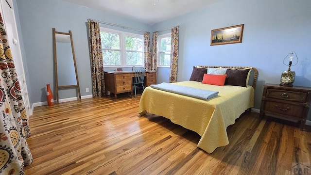 316 N Hooper Ave, Walsenburg, CO 81089 - bedroom with wood finished floors and baseboards