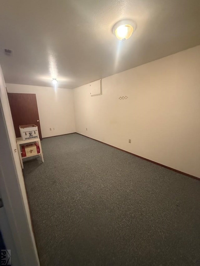 304 S Mullen, Lamar, CO 81052 - finished basement with dark carpet and baseboards