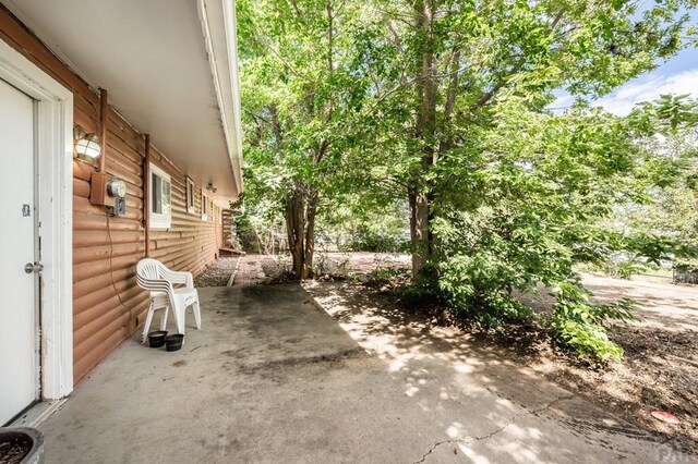 view of yard with a patio