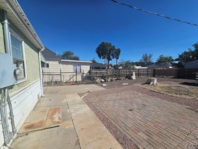 view of patio / terrace with a fenced backyard