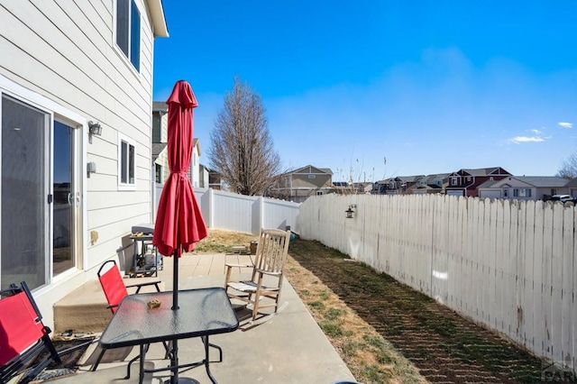 5073 Buchanan Dr, Pueblo, CO 81008 - fenced backyard with a patio