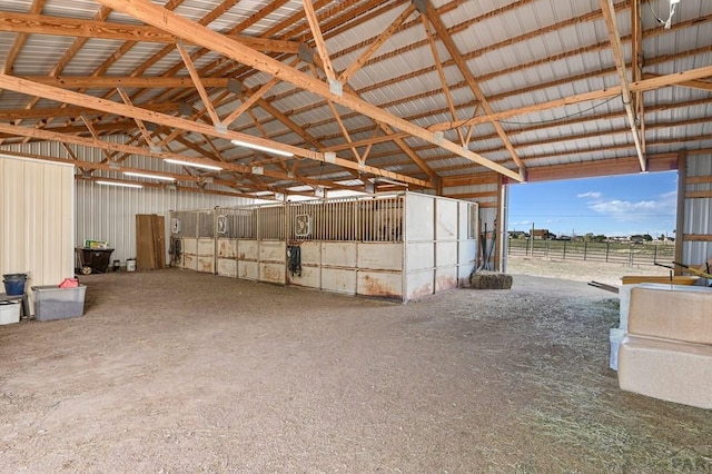 view of stable