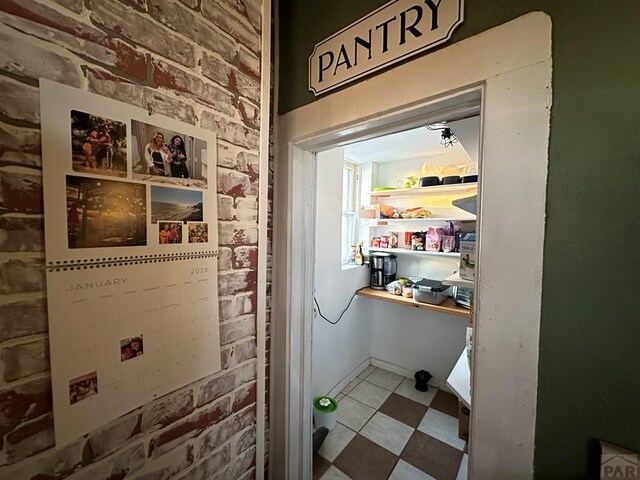 view of pantry