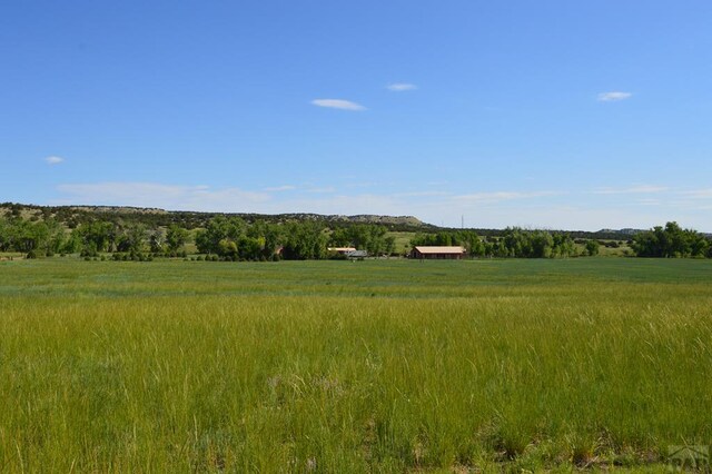 view of landscape featuring a rural view