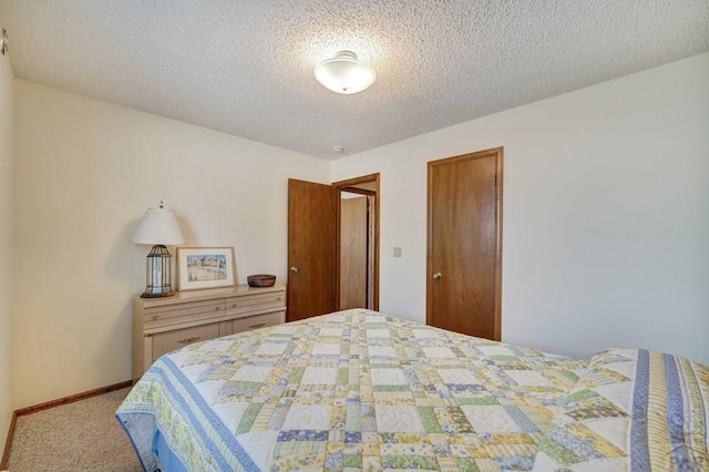 1104 Fairview Ave Unit A, Canon City, CO 81212 - carpeted bedroom with a closet, a textured ceiling, and baseboards