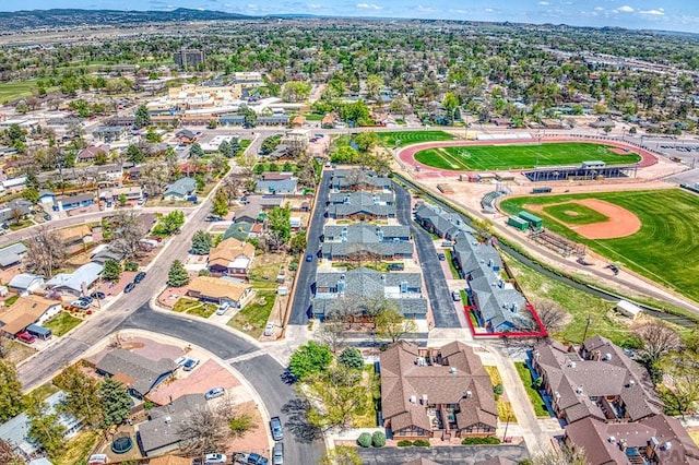 1104 Fairview Ave Unit A, Canon City, CO 81212 - aerial view of property and surrounding area with nearby suburban area