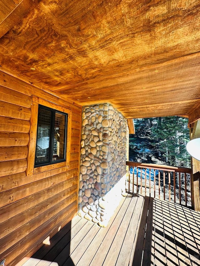 834 Ponderosa Rd, Cuchara, CO 81055 - view of deck