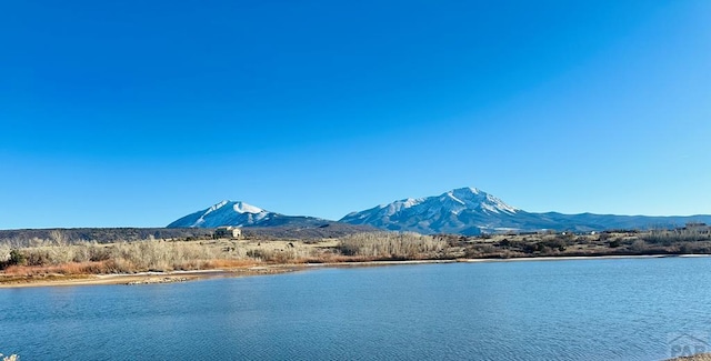 834 Ponderosa Rd, Cuchara, CO 81055 - water view featuring a mountainous background