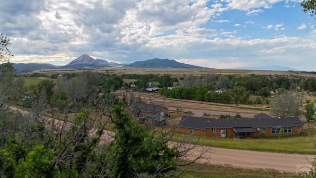 view of mountain feature