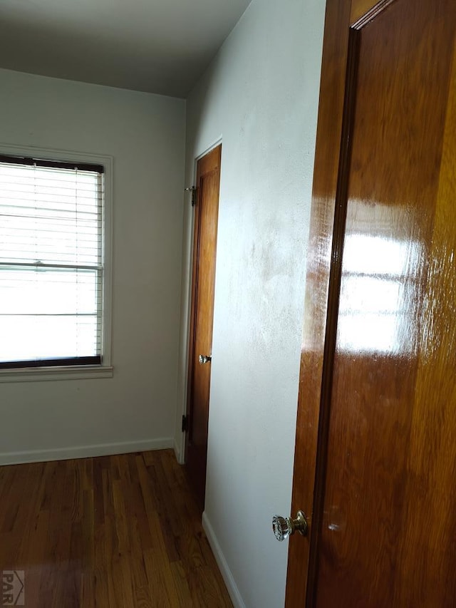 726 W Corona Ave, Pueblo, CO 81004 - hall with wood finished floors and baseboards