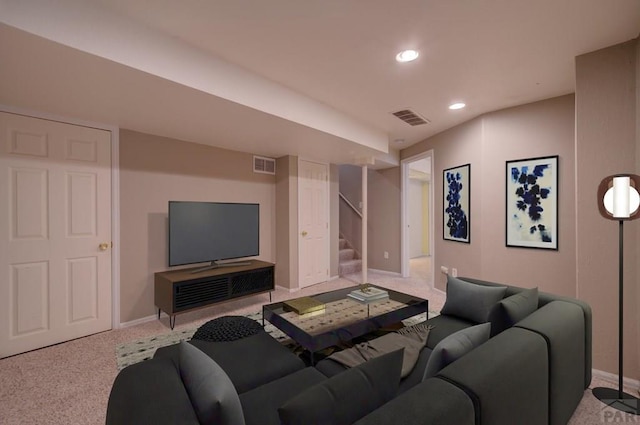 6292 Riverdale Dr, Colorado Springs, CO 80923 - carpeted cinema with baseboards and recessed lighting