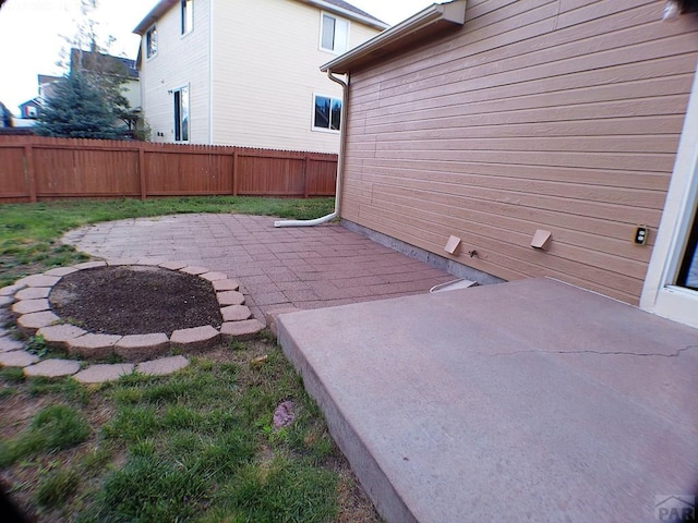 6292 Riverdale Dr, Colorado Springs, CO 80923 - fenced backyard with a patio