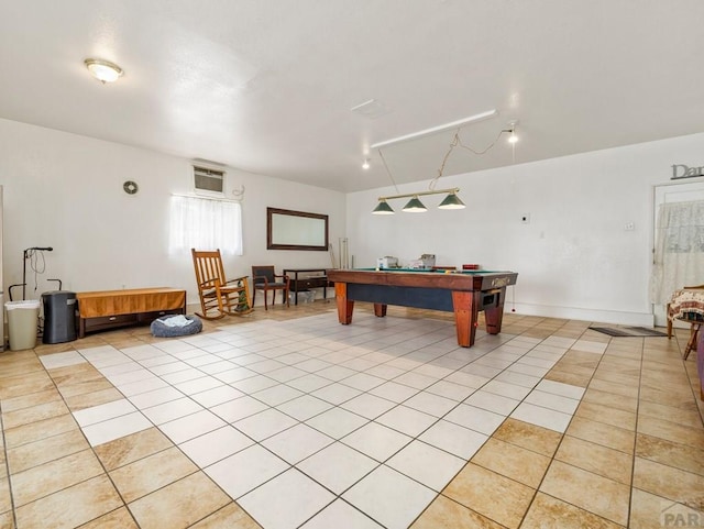 1505 Center Ln, Pueblo, CO 81006 - recreation room featuring pool table and light tile patterned floors