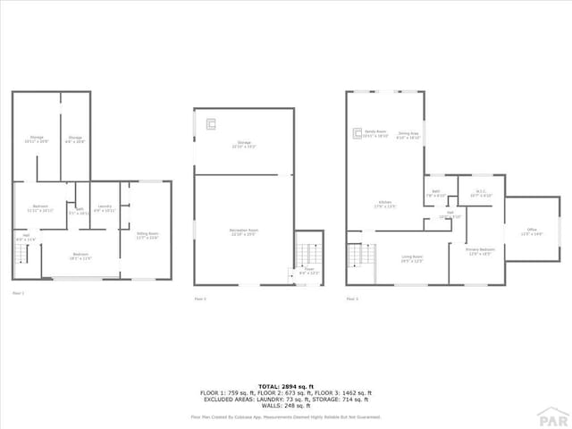 1505 Center Ln, Pueblo, CO 81006 - view of floor plan / room layout