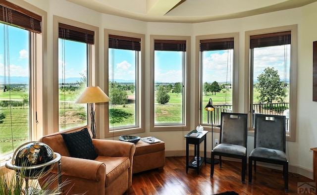 sunroom / solarium with a wealth of natural light