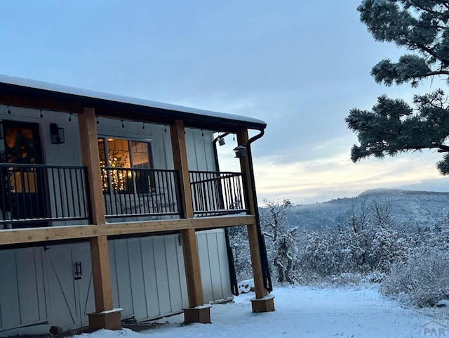 8951 Columbine Rd, Beulah, CO 81023 - view of snowy exterior