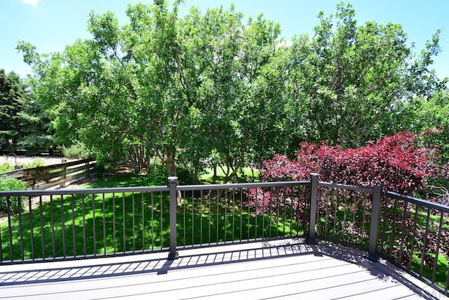 1135 Mount Estes Dr, Colorado Springs, CO 80921 - view of wooden deck