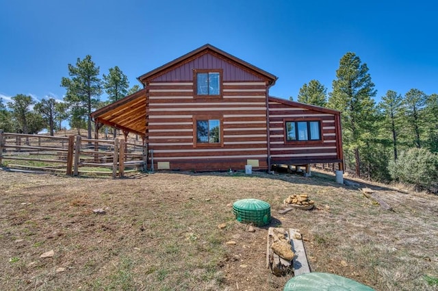 view of property exterior featuring board and batten siding