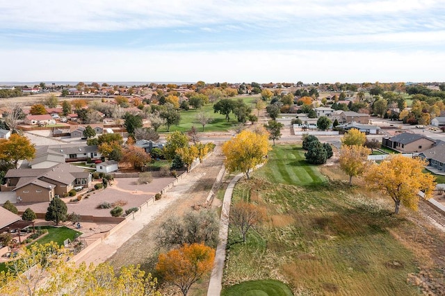 bird's eye view featuring a residential view